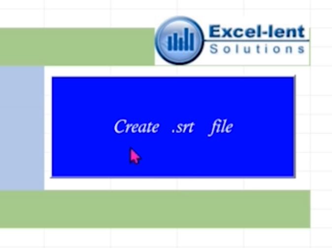 Create SRT File Poster