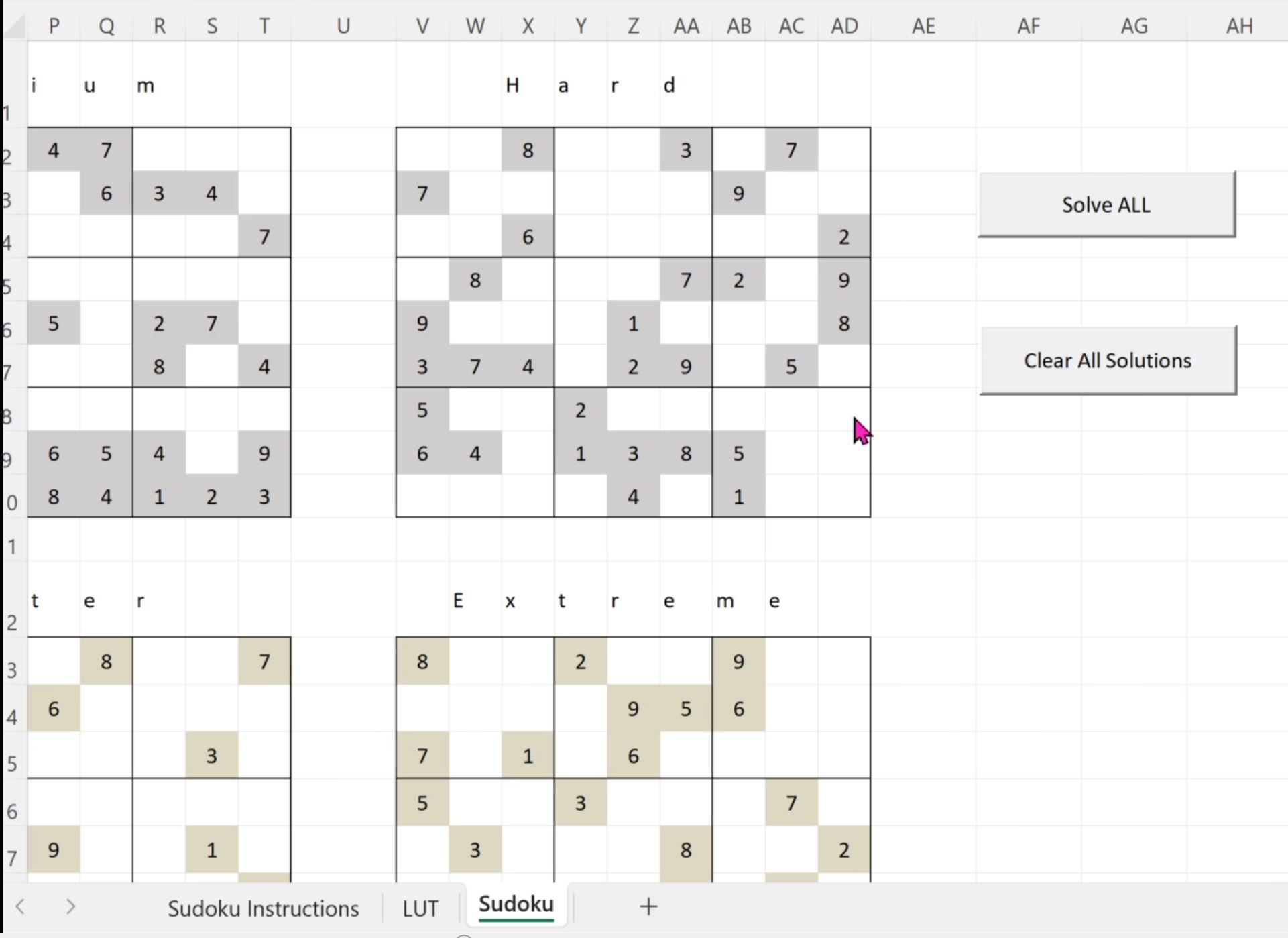 Sudoku Multi-Solver Demo