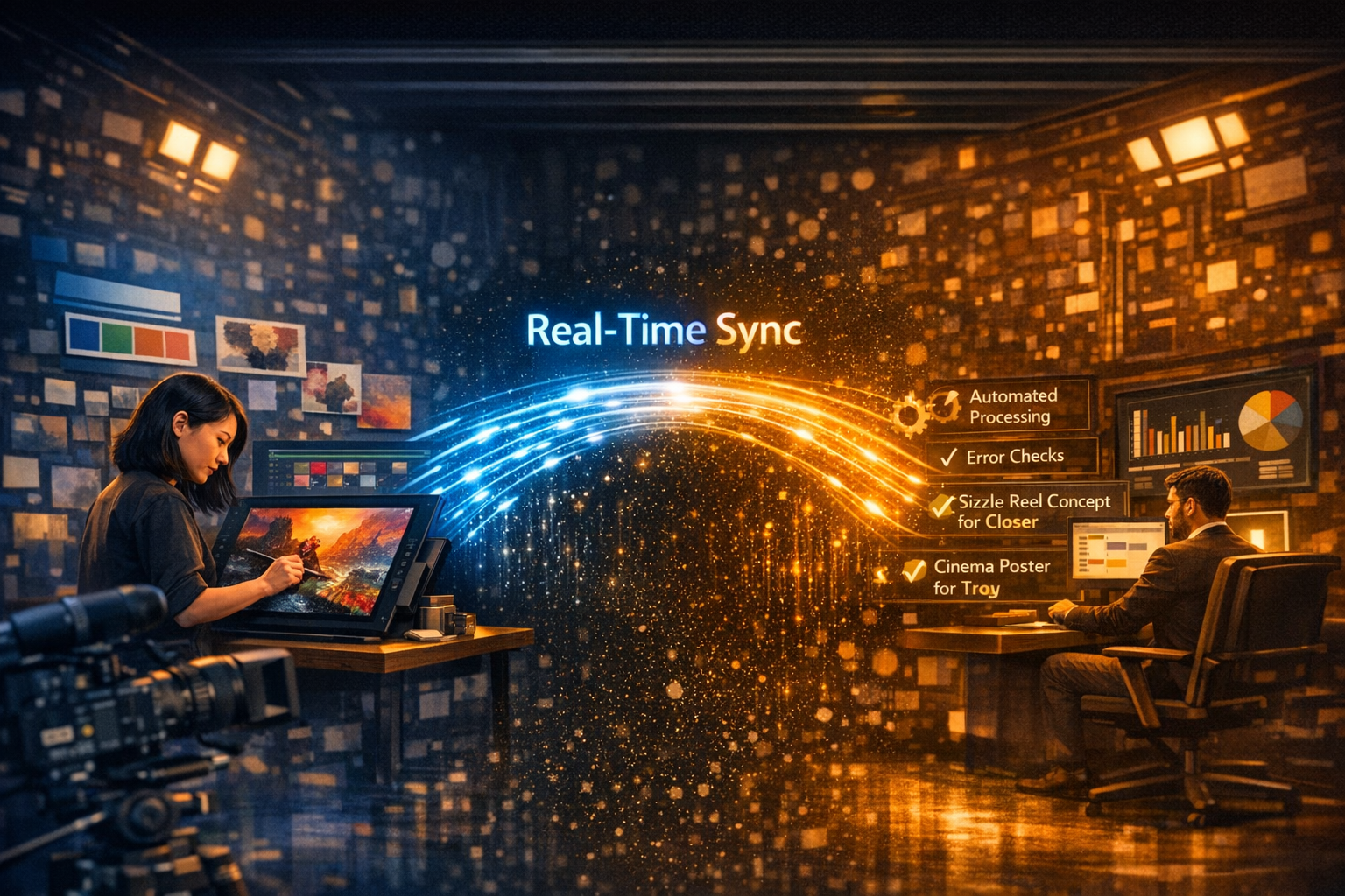Creative work bridge to Management Spreadsheet